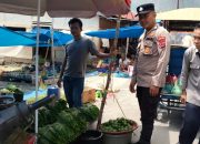 Polri Hadir di Tengah Pekan Silalahi, Bhabinkamtibmas dan Pospol Silalahi Imbau Warga Jaga Kamtibmas